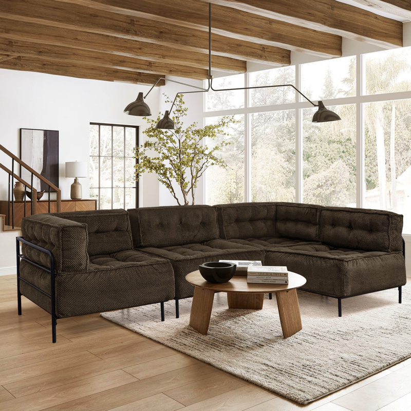 Armless chair sectional sale